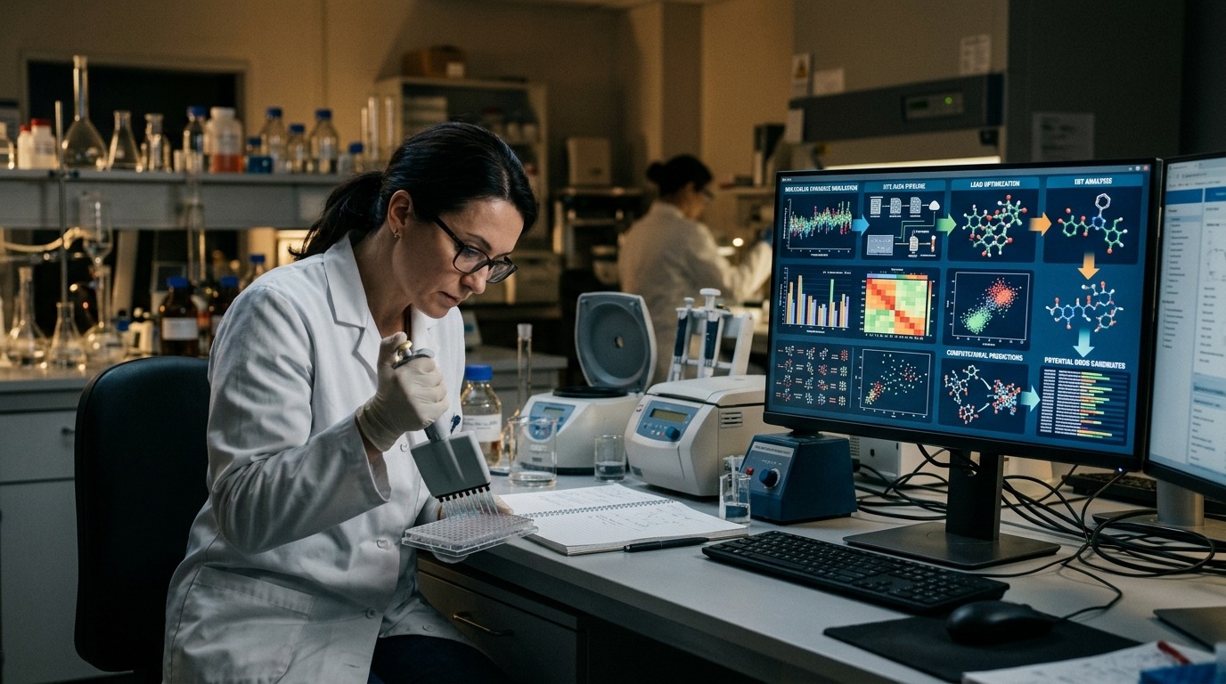 La inteligencia artificial acelera la búsqueda de nuevos medicamentos