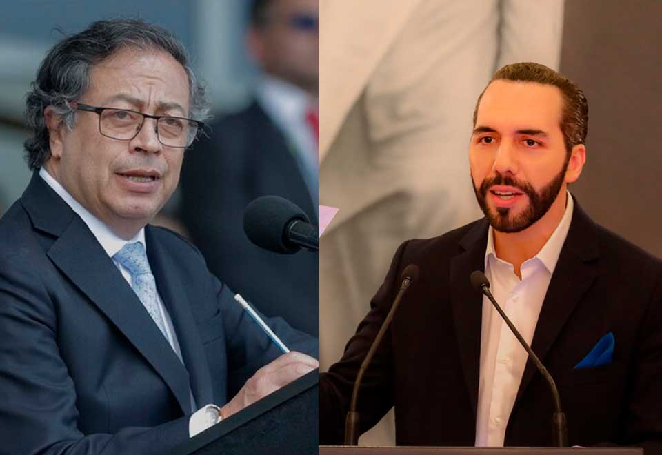 “Ahora dilo sin llorar”: Bukele a Petro