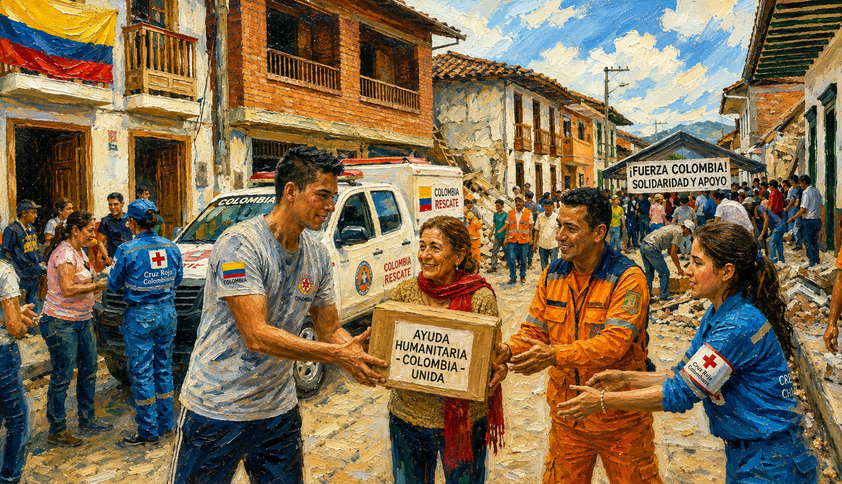 Cundinamarca, Bogotá y varias regiones envían ayudas y rescatistas por terremoto