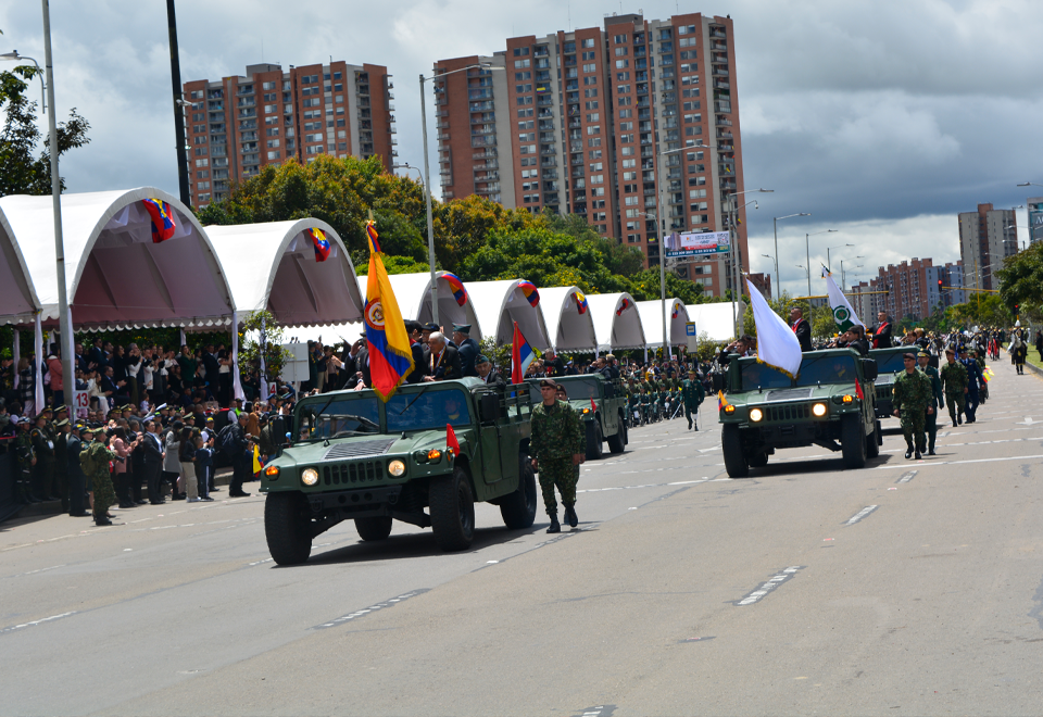 [Video] Este fue el detrás de cámaras del desfile militar del 20 de julio