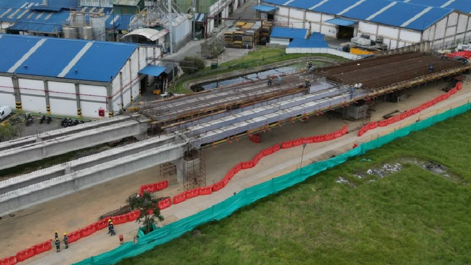 Puente Mosquera del RegioTram alcanza cerca del 60% de ejecución