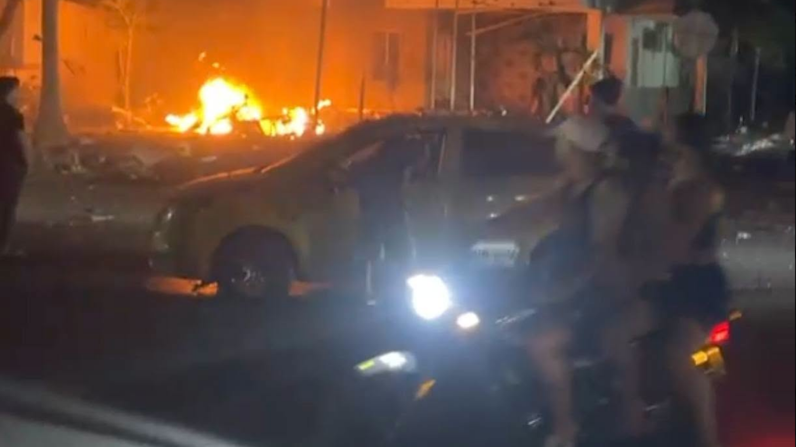 Carro bomba explotó frente a estación de Policía en Los Patios
