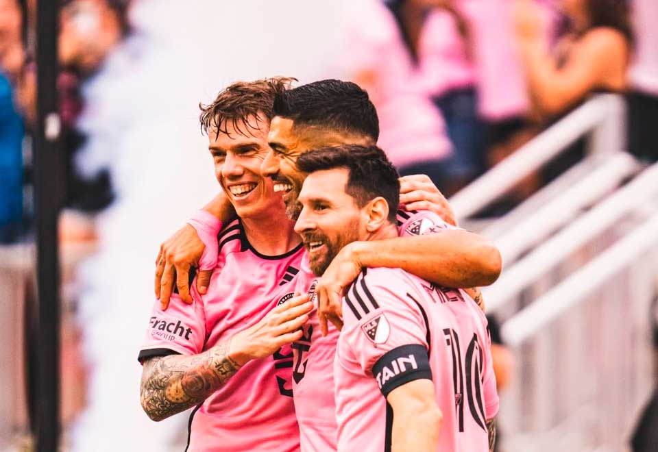 Como en el Barcelona, Messi y Suarez lo hacen en Inter Miami