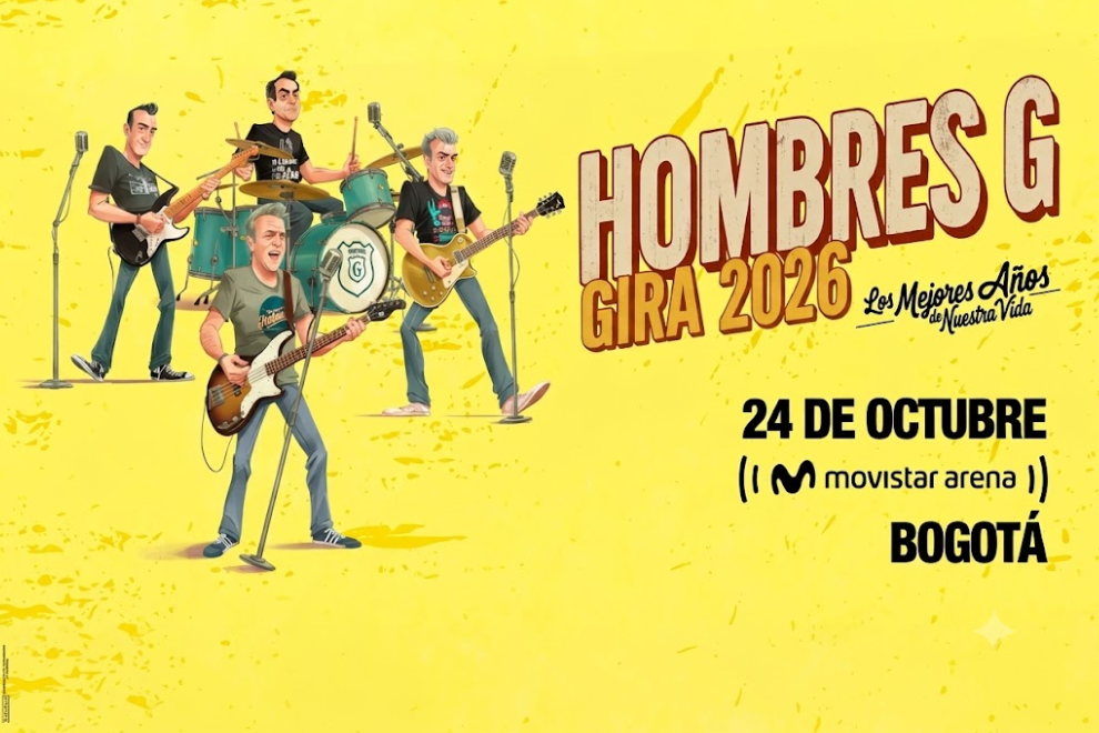 Los Hombres G volverá a Bogotá con un concierto en el Movistar Arena en 2026