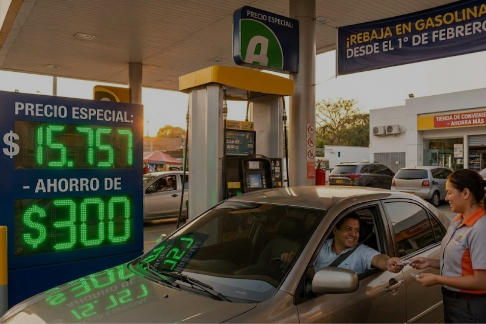 La gasolina bajará desde el 1° de febrero