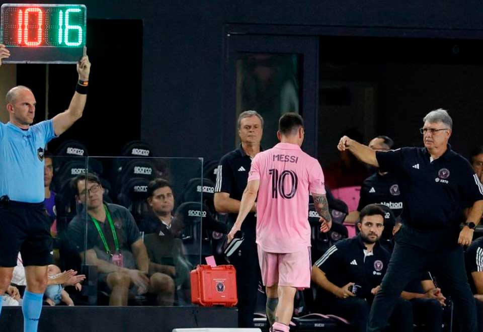 ¿Por qué salió Messi tan temprano del partido ante el Toronto FC?