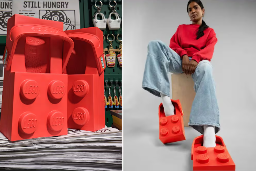 Crocs y LEGO presentan calzado inspirado en los icónicos bloques