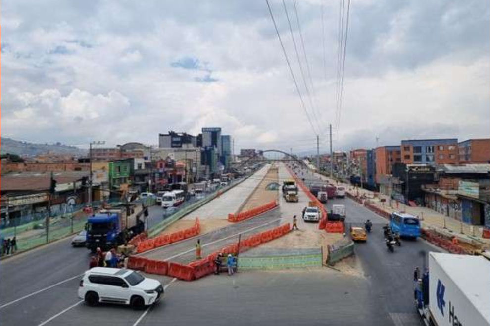 Ingreso a Bogotá por la Autopista Sur podría tardar hasta tres horas por obras