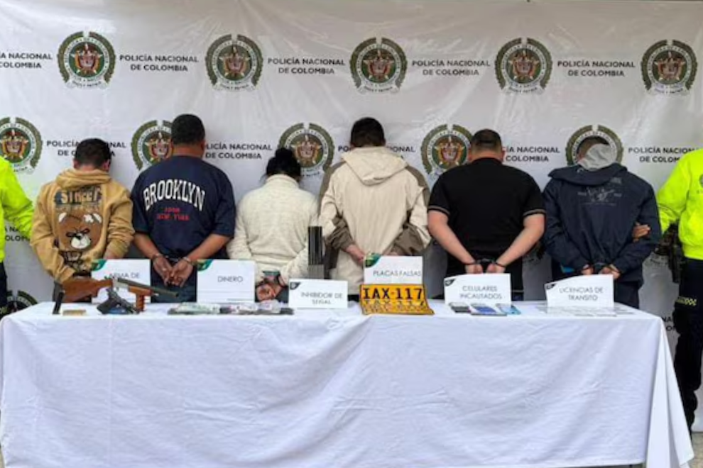 La Policía Nacional de Colombia desarticuló una banda delincuencial conocida como “Los Transformers”