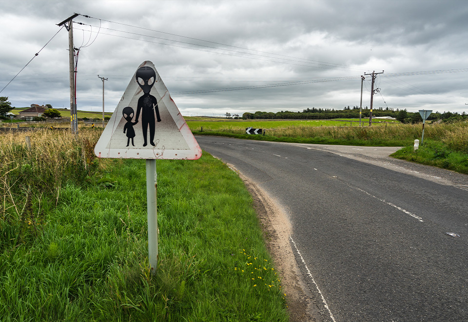 Avistamiento OVNI en una carretera en Estados Unidos