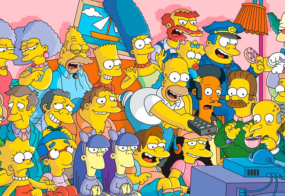 Así se verían Los Simpson en los años 50’s