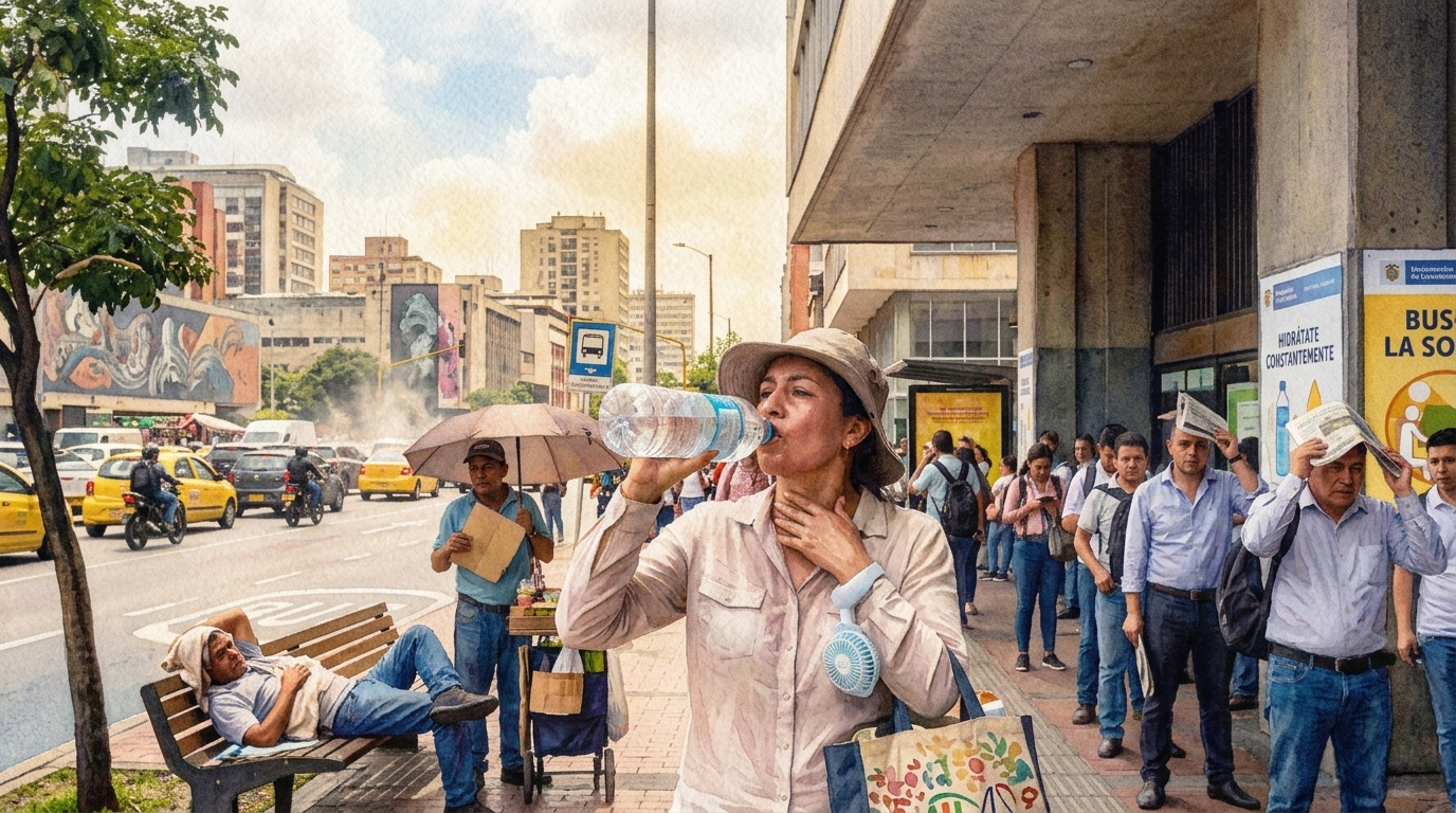 Calor extremo estaría relacionado con 33 problemas de salud