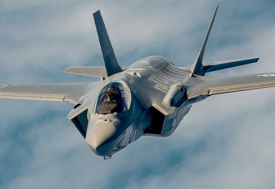 El vuelo del F-35 como nunca antes visto