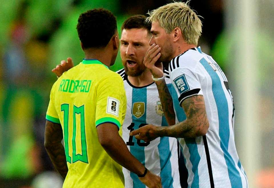 [Video] Messi dio la orden de abandonar el partido ante Brasil