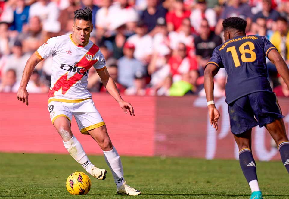 EL Rayo Vallecano con Falcao le empató al Real Madrid
