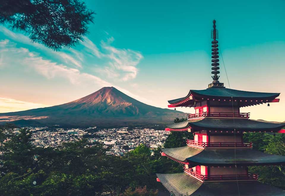 ¿Qué tal la vista del Monte Fuji en Japón?