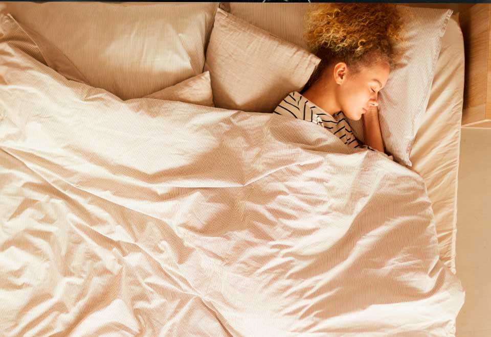 [Video] Mujer duerme en la cama con sus 6 perros