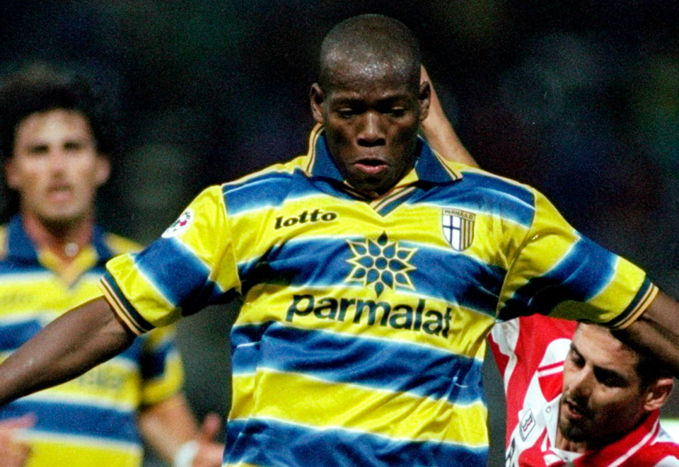 El ‘Tino’ Asprilla de fiesta con el Parma