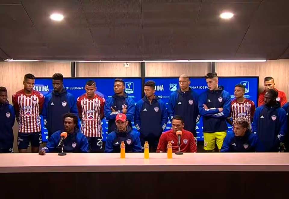 [Video] Lo que dijeron los jugadores del Junior luego de la polémica ante Millonarios