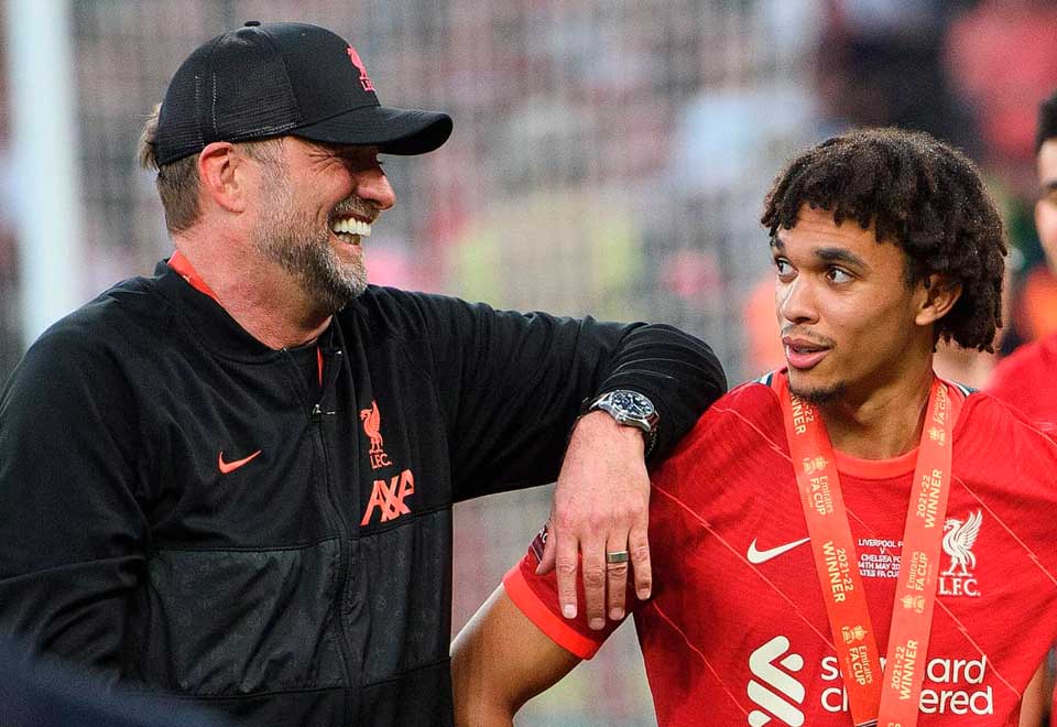 El video de un jugador del Liverpool a Klopp que hizo llorar al mundo